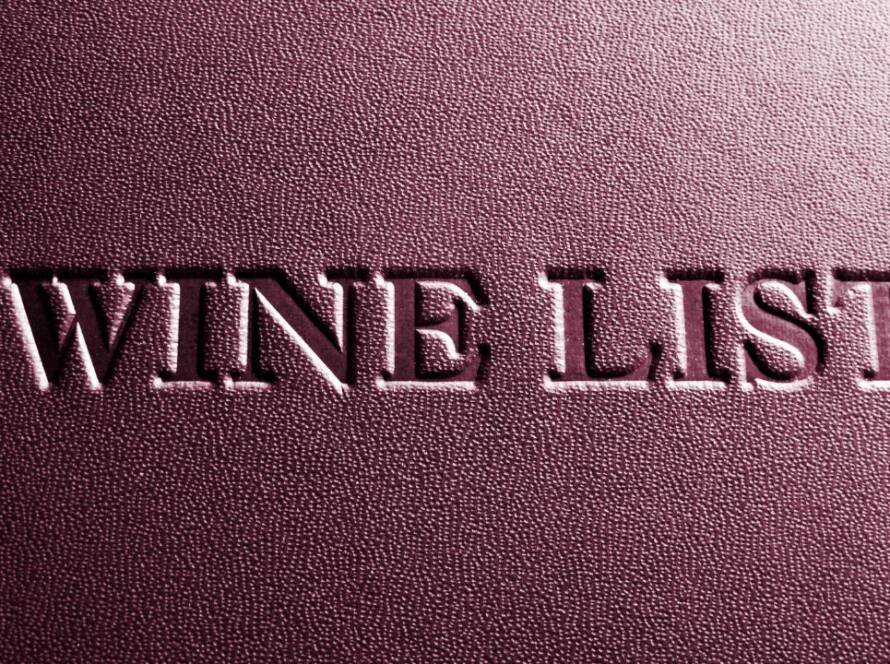 carta de vinos en ingles